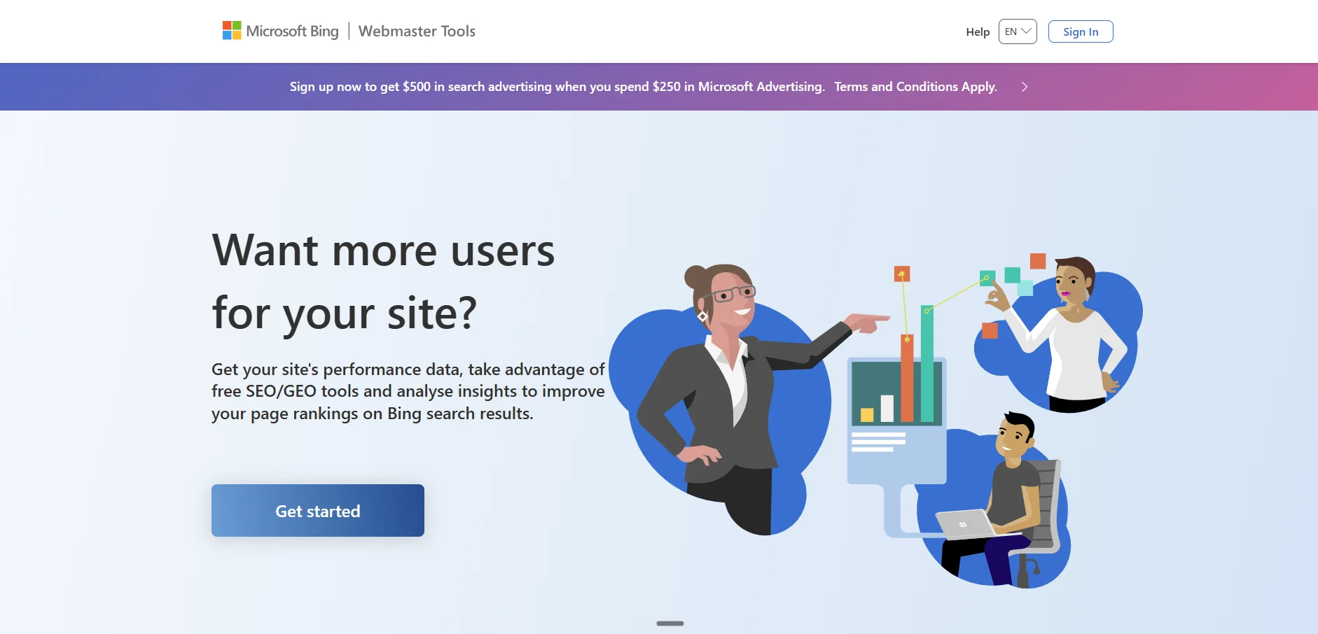 Bing Webmaster Tools — indexing, discovery, and search visibility for Microsoft search