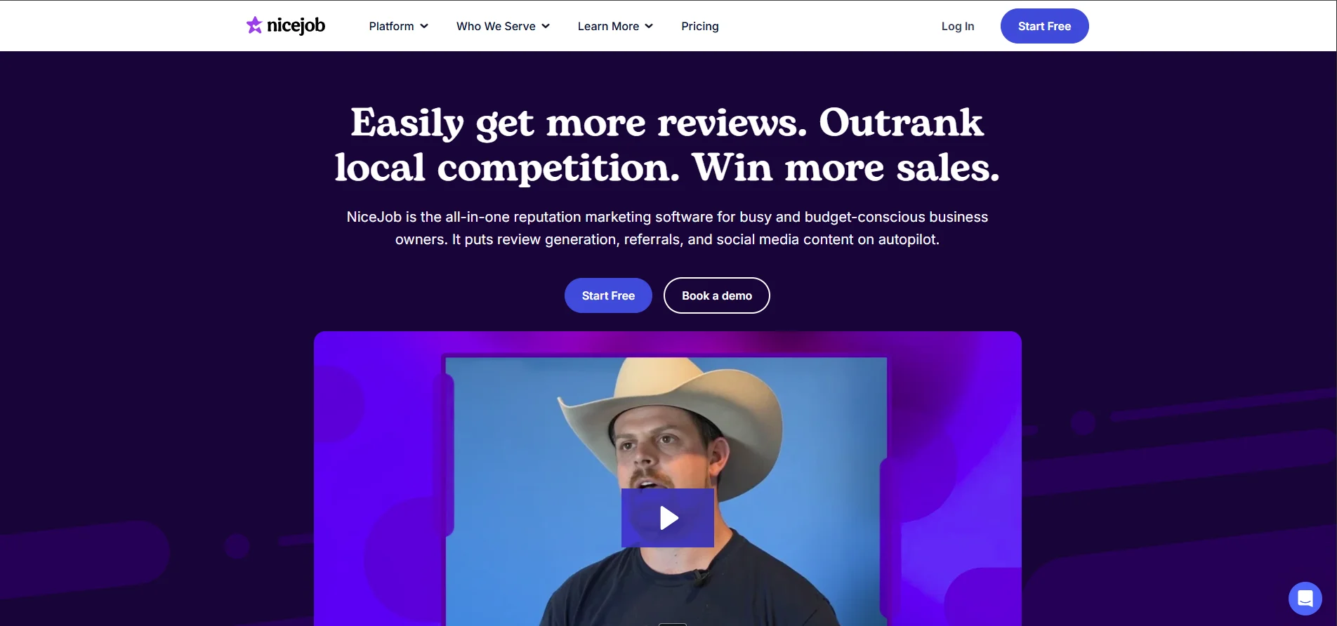 NiceJob — automated review collection and reputation management
