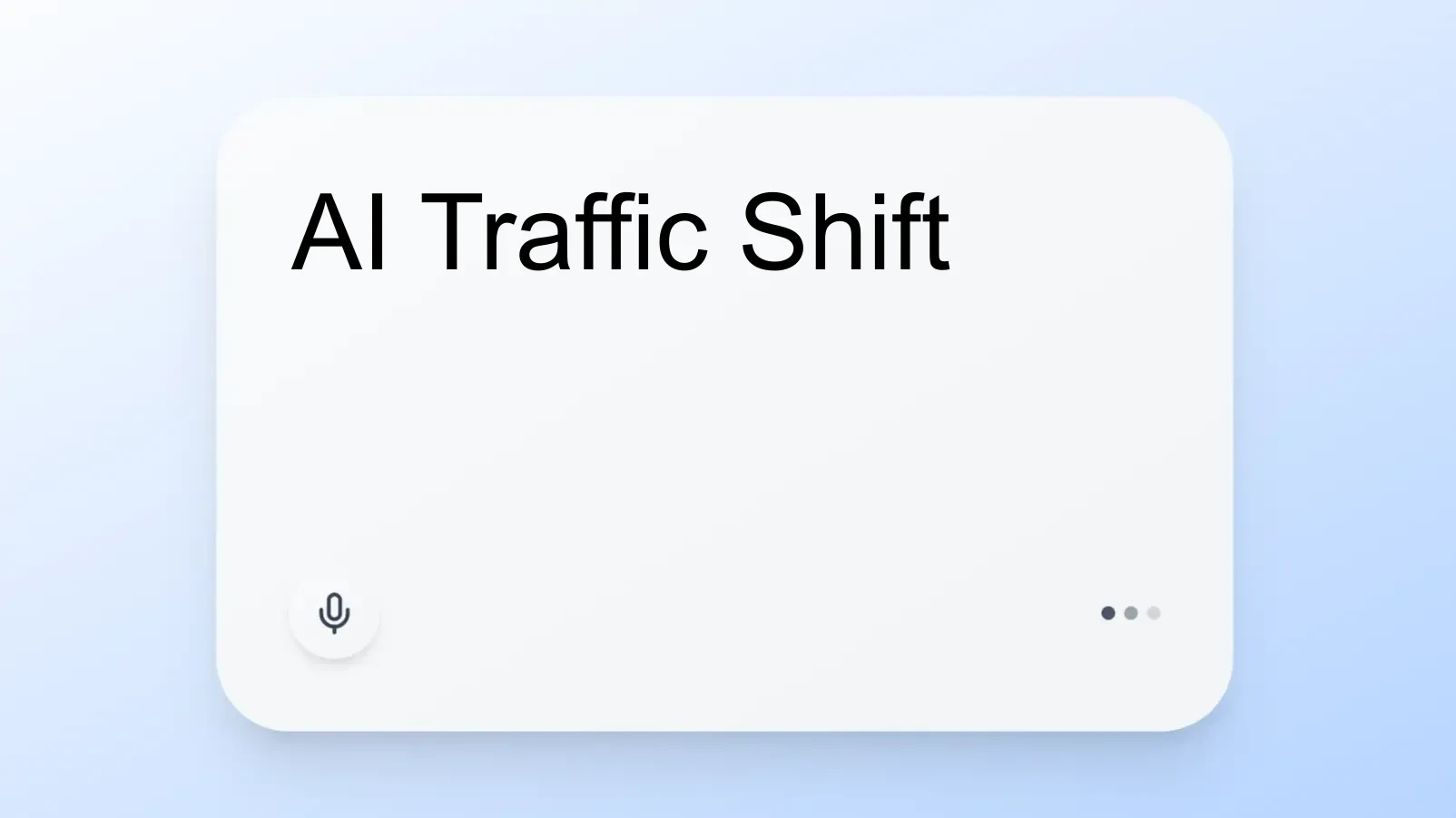 AI Traffic Shift