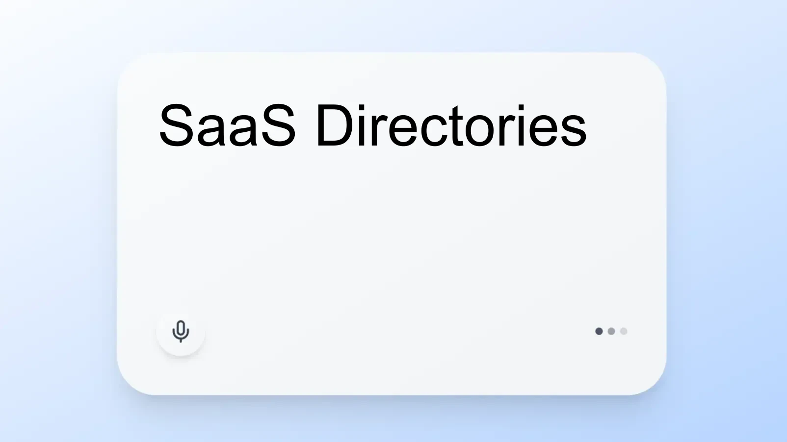SaaS Directories