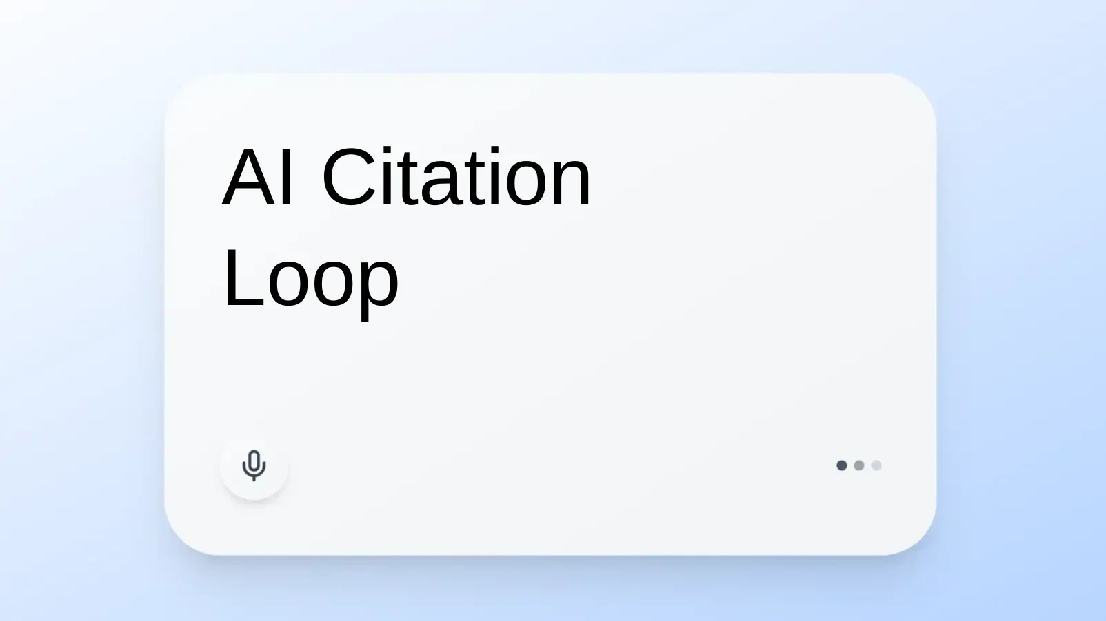 AI Citation Loop