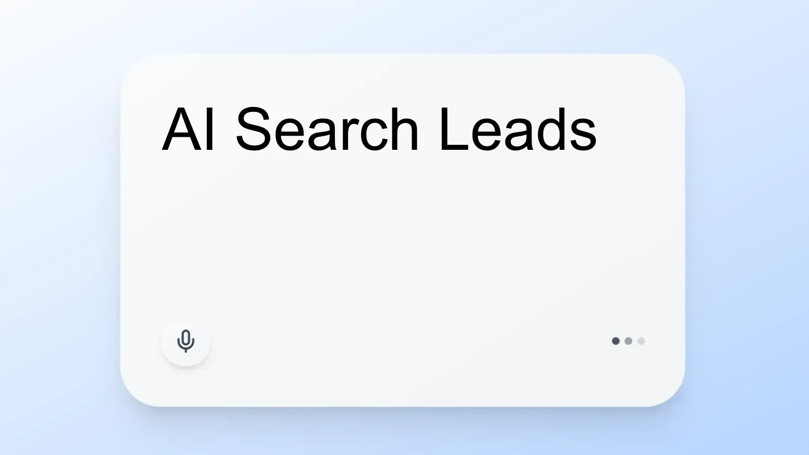 AI Search Leads
