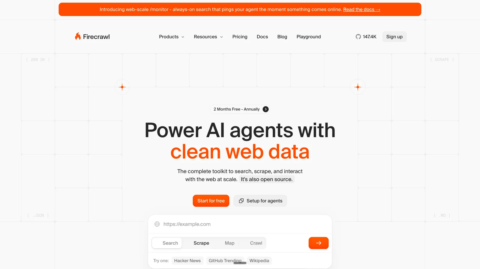 Firecrawl: developer infrastructure that turns websites into AI-ready data
