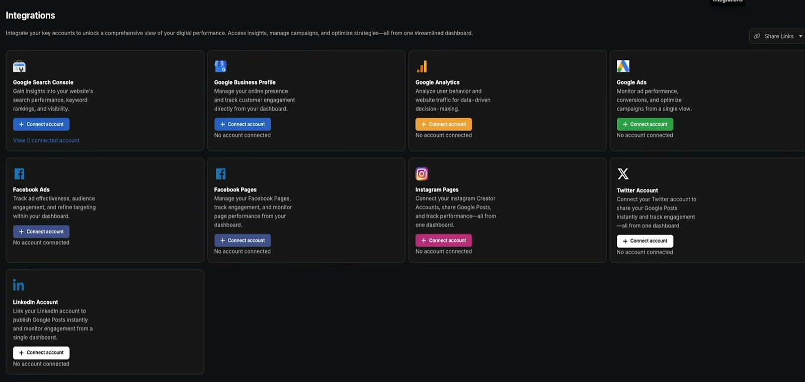 Connecting Google Search Console and other integrations to Search Atlas